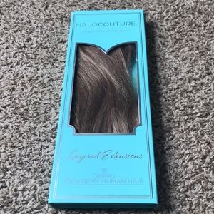 Halocouture layered hair extensions
